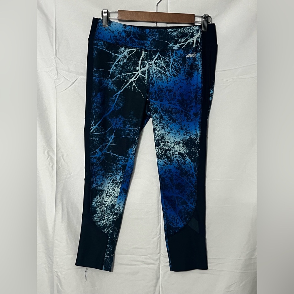 Avia Blue and Black Leggings